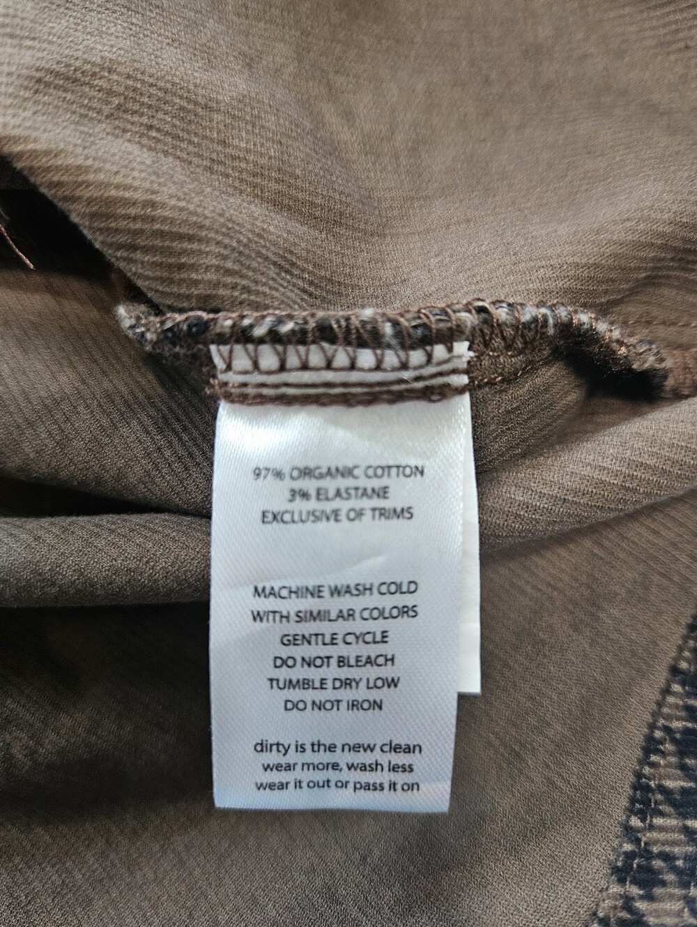 Toad & Co Womens L Cruiser Cord Popover Dress Brown Corduroy Long Sleeve Pockets - Picture 13 of 16